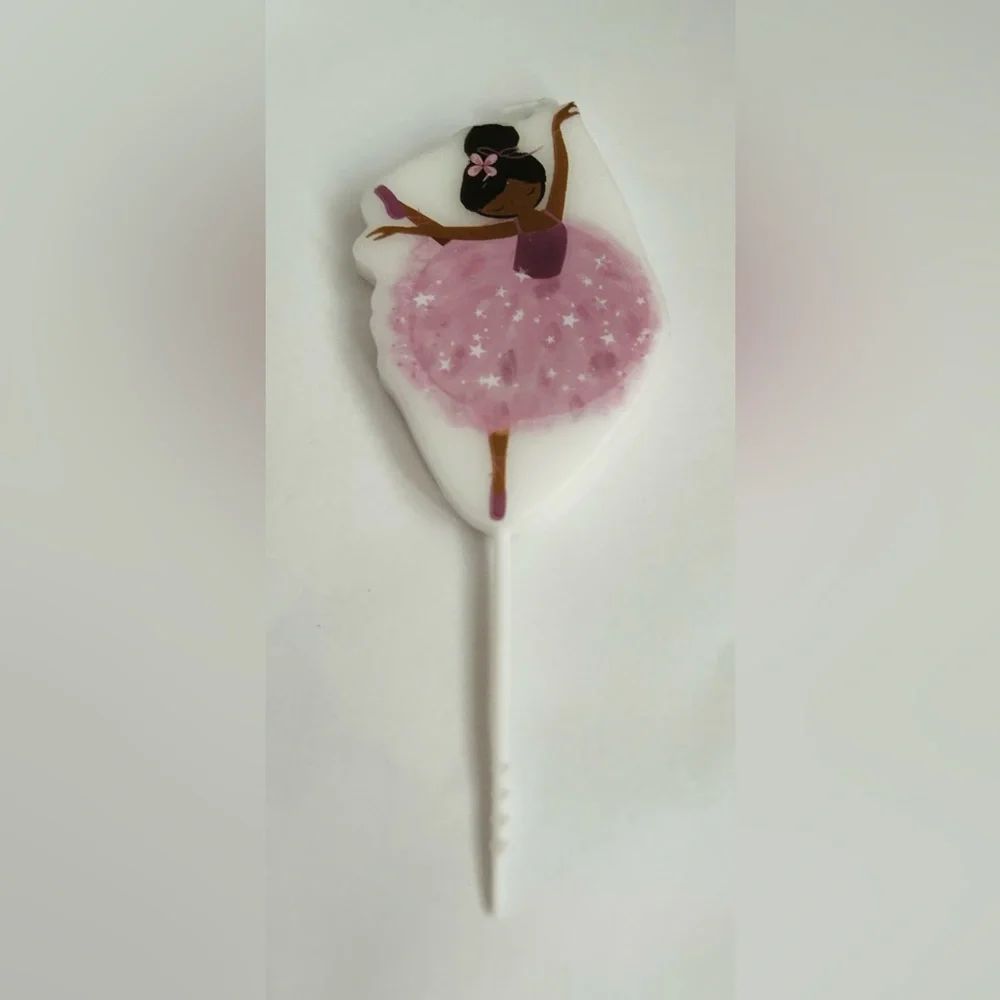 New 5 Ballerina Birthday Candles 4 7/8
